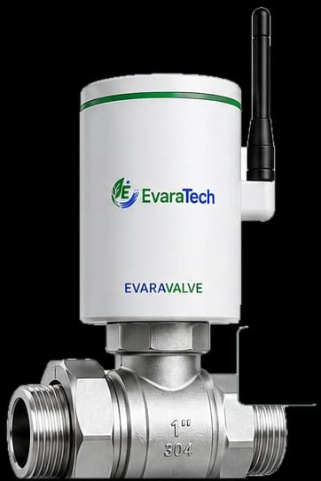 EvaraValve, IoT smart motorised valve for remote water control